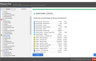 CCleaner Screenshots